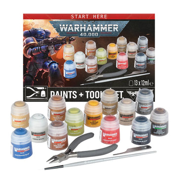 Warhammer 40k: Paints and Tools (11th Edition)