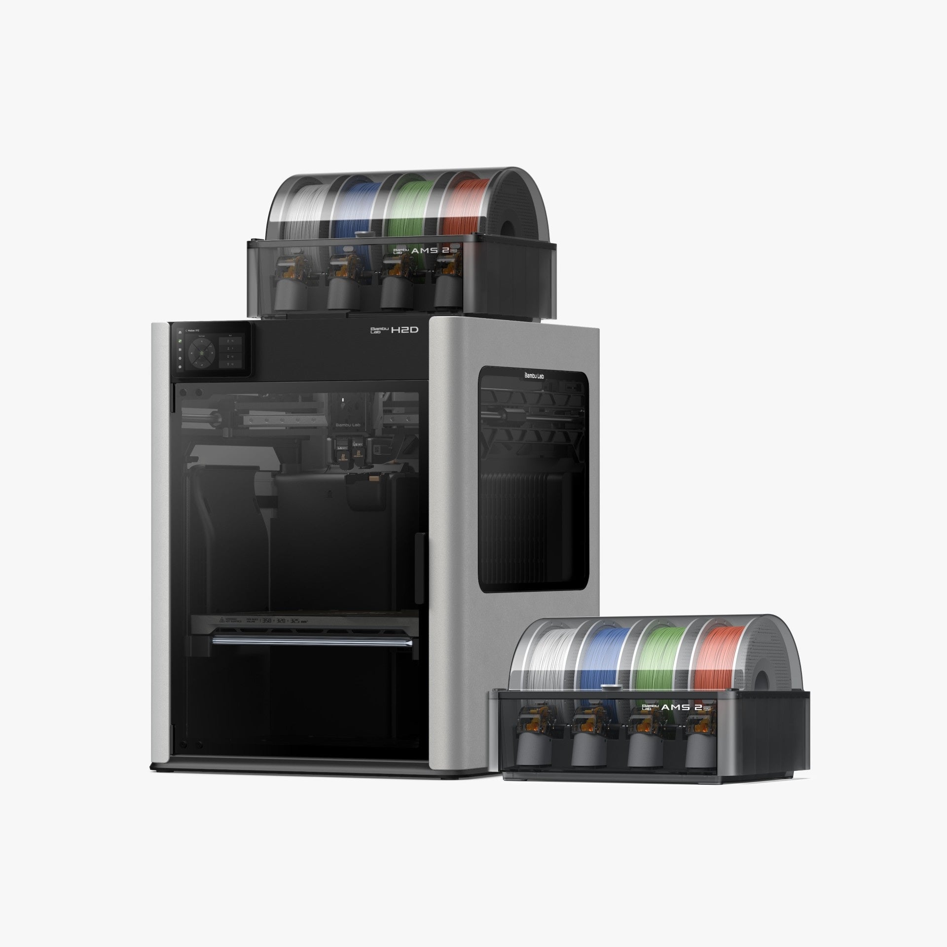 Bambu Lab - H2D-More-Color 3D-skrivarpaket - H2D Combo + AMS 2 PRO