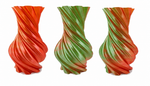 BiColor - PLA Silky - Red & Green - 1.75mm - 1kg