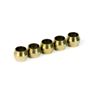 (UTGÅTT) Micro Swiss - Spare Brass Compression Sleeves - 4mm - CR-6 SE - 5pcs