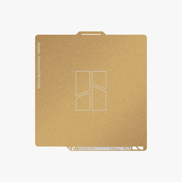 Bambu Lab - Textured PEI (Gold) Plate - P1/X1/A1/P2 Series - 256x256mm