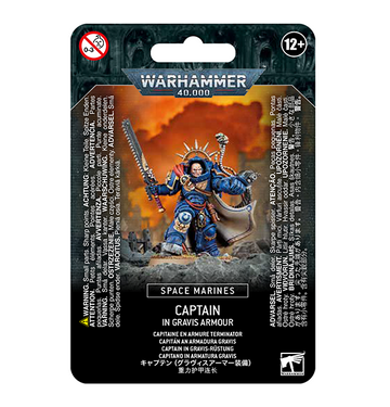 Warhammer 40k: Space Marines - Kapten i Gravis-rustning