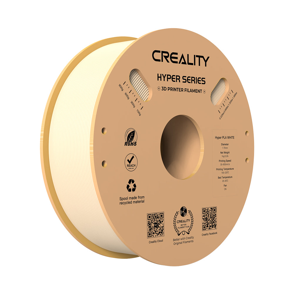 Creality 3D - Hyper Speed ​​​​- PLA - Beige hudfärg - 1,75 mm - 1 kg