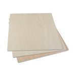 Creality 3D - Plywoodskiva av basswood 10mm - 3 st - Lasergravör 