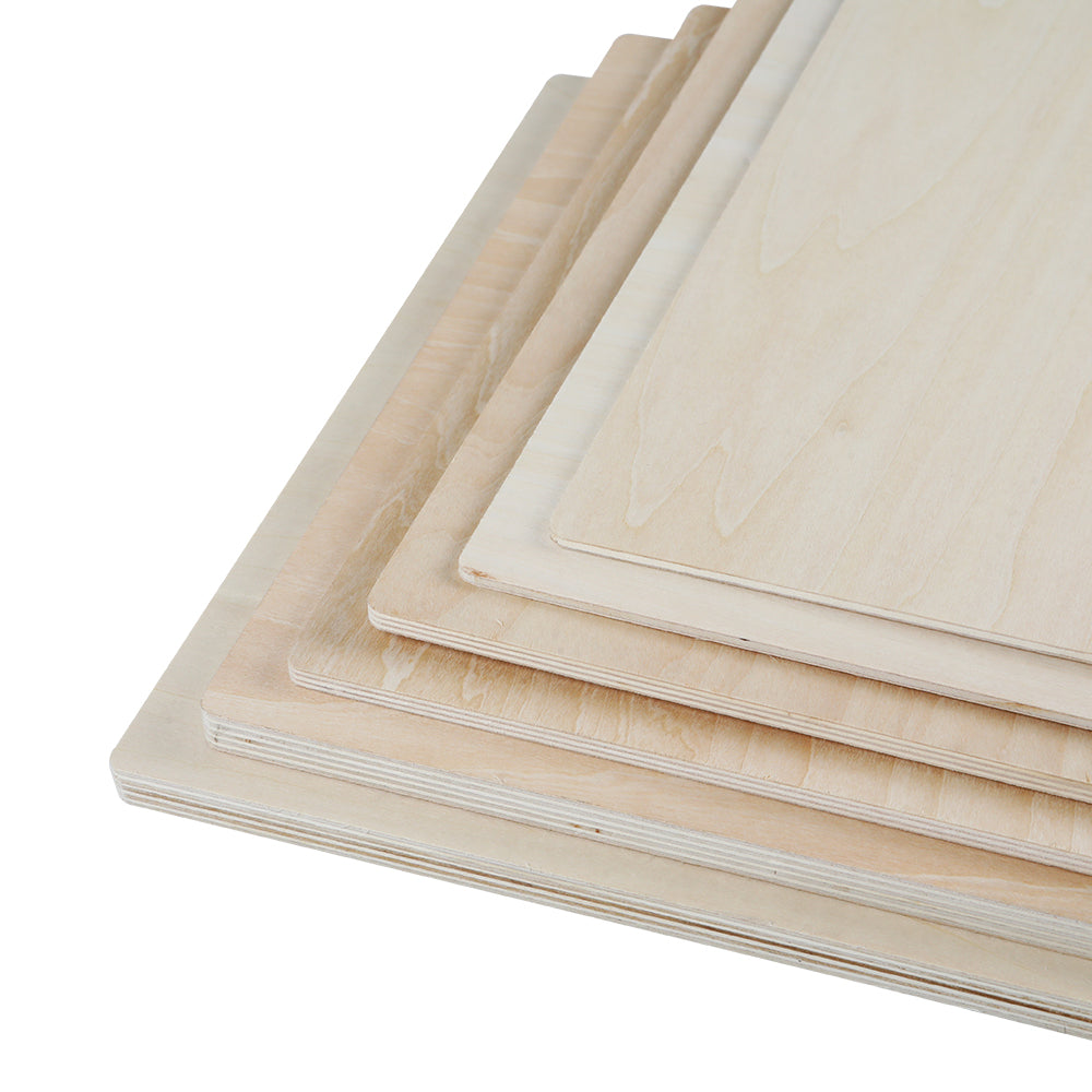 Creality 3D - Plywoodskiva av basswood 5mm - 6 st - Lasergravör 