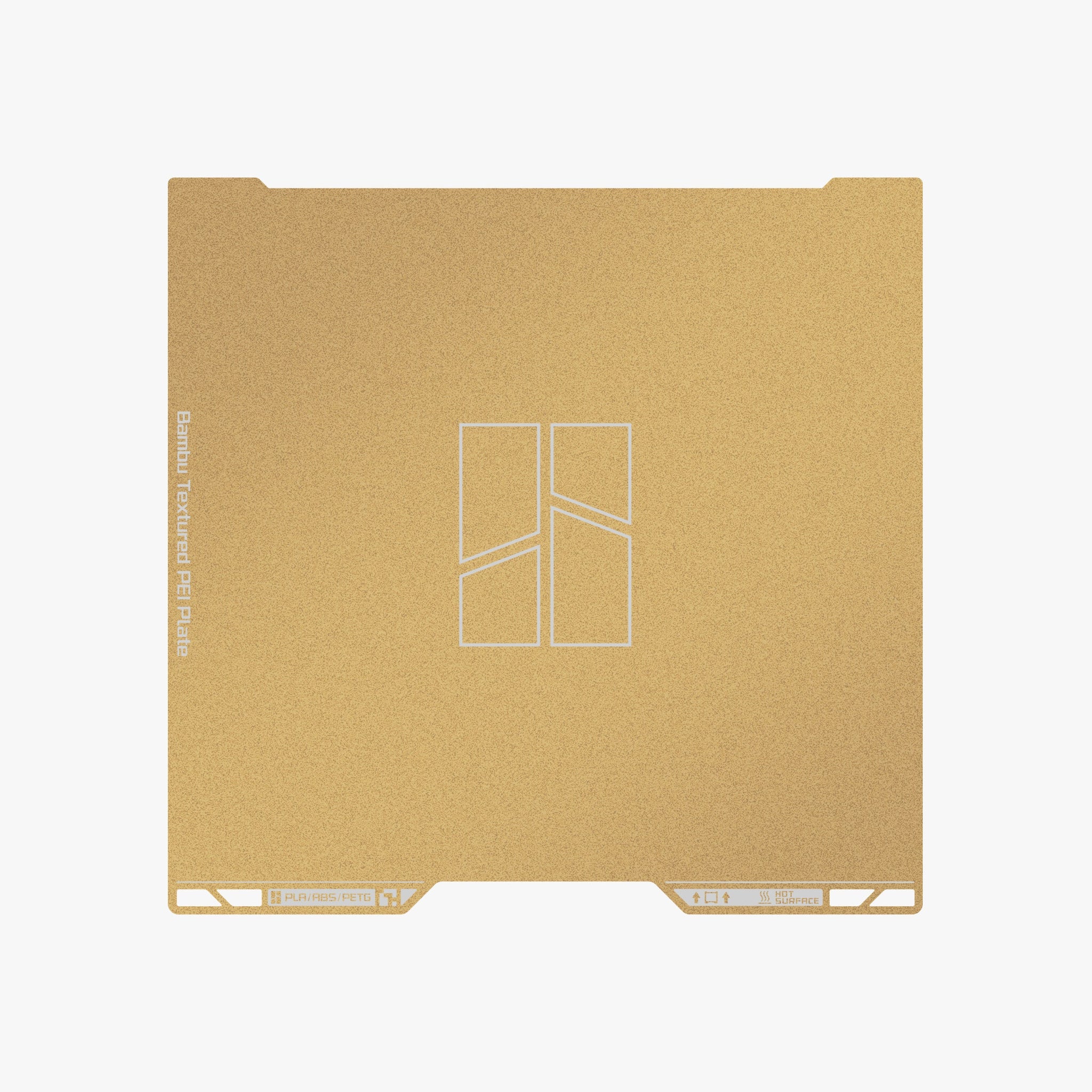 Bambu Lab - Texturerad PEI-platta (Guld) - H2D - 335x346mm