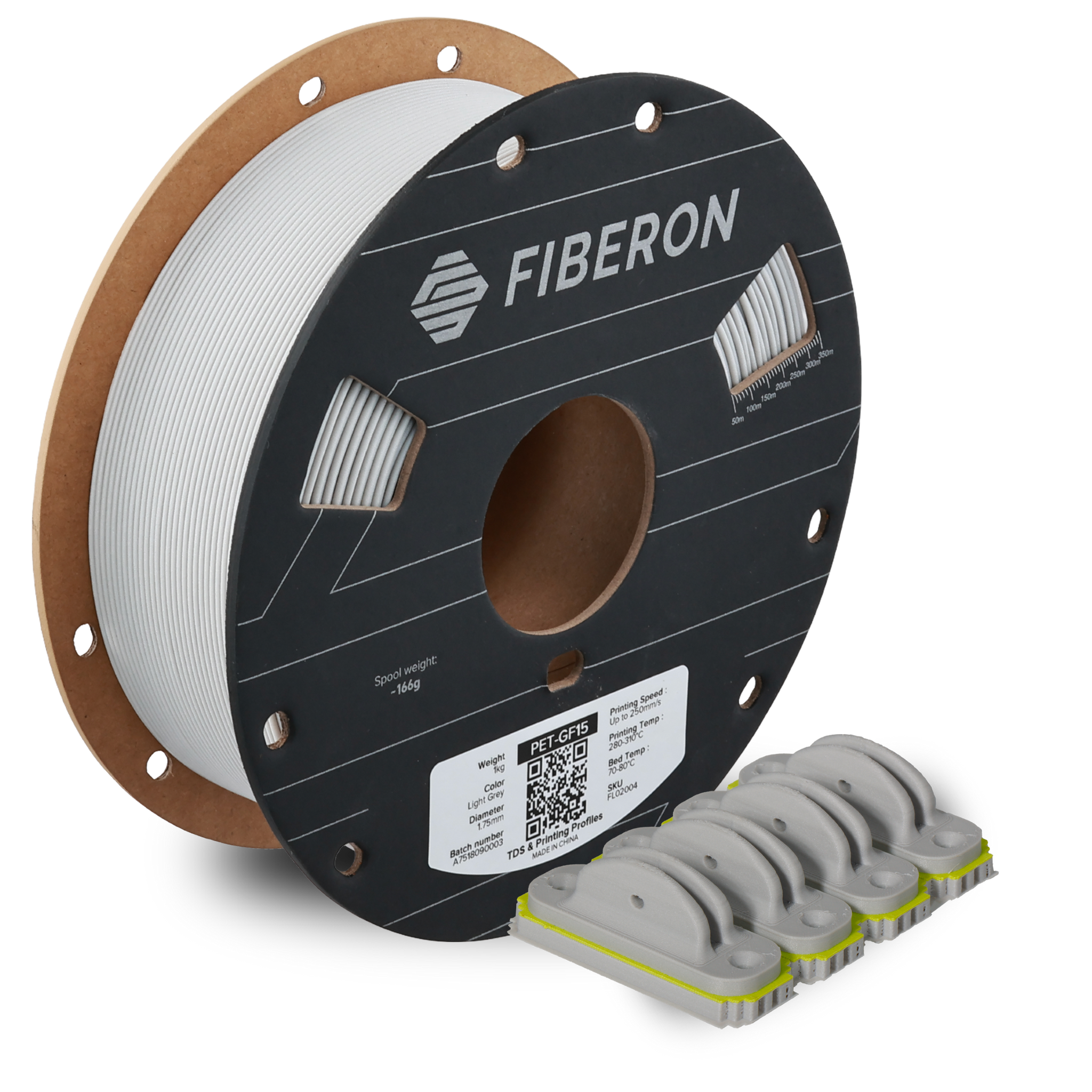 Polymaker - Fiberon™ PET-GF15 - Light Grey - 1.75mm - 1kg