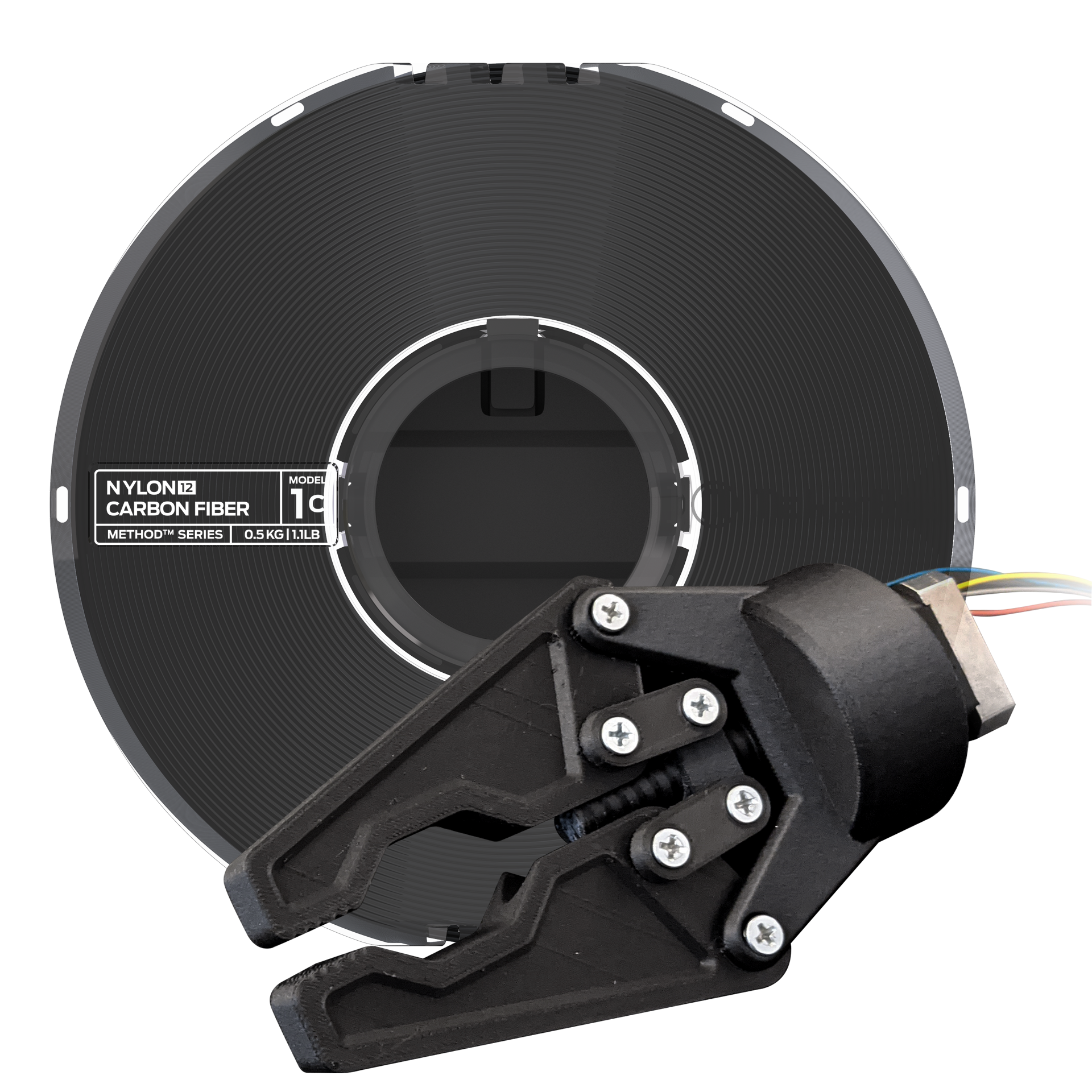 Makerbot - Metod - Nylon 12 CF - Svart - 500g 