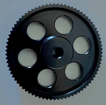 POWGE GT2 80T Kamremsskiva (5mm diameter) för 6mm/9mm rem svart