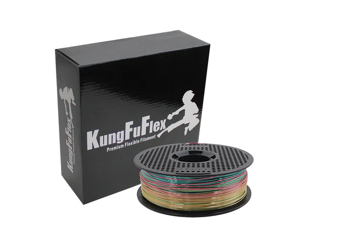 KungFuFlex - Hard Flex - 57D - Silk Rainbow - Ljus Färg - 1,75 mm - 1 kg