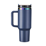 xTool - Stainless Steel Tumbler with Removable Handle - Navy To Iridescent (40z/1.18L)