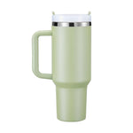 xTool - Stainless Steel Tumbler with Removable Handle - Army Green To Silver (40z/1.18L)