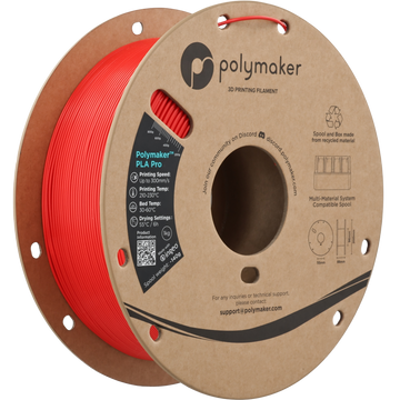 Polymaker™ - PLA Pro - Red - 1.75mm - 1kg