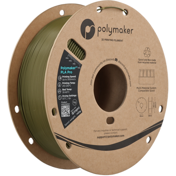 Polymaker™ - PLA Pro - Army Green - 1.75mm - 1kg