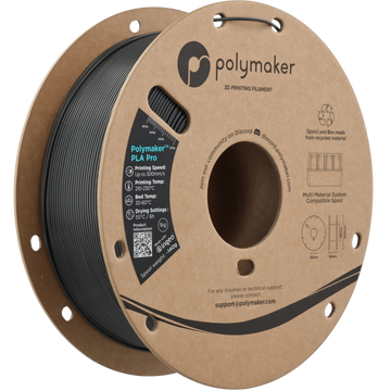 Polymaker™ - PLA Pro - Dark Grey - 1.75mm - 1kg