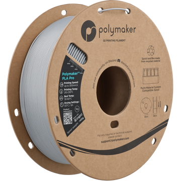 Polymaker™ - PLA Pro - Metallic Silver - 1.75mm - 1kg