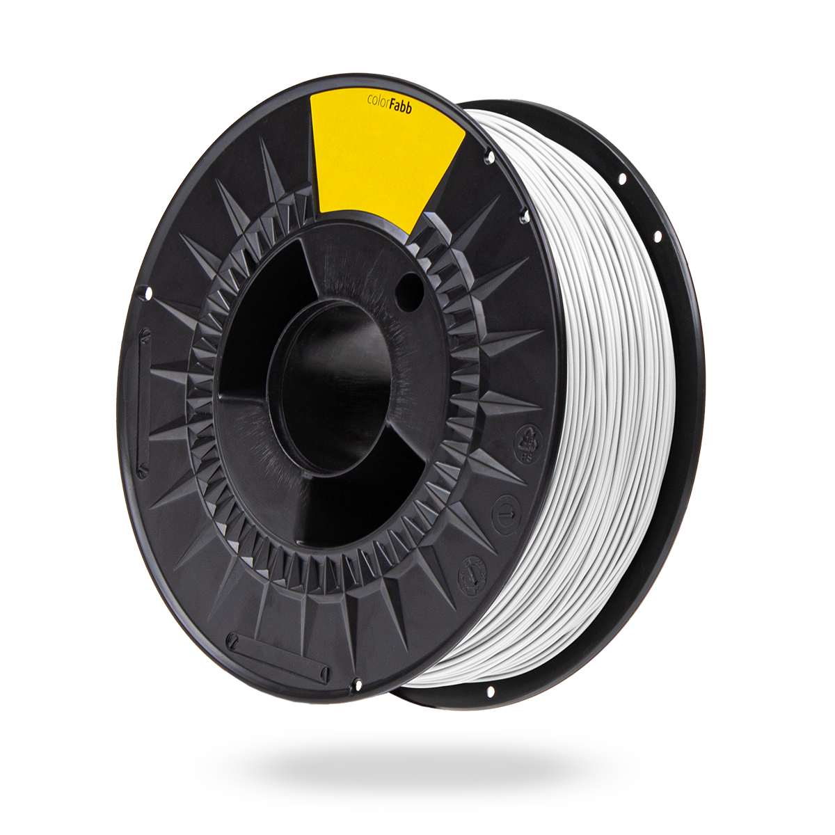 ColorFabb - PLA High Speed ​​Pro - Halvmatt Trafikvit - 1,75 mm - 1 kg