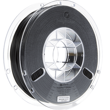 Polymaker PolyFlex - TPU 90A - Svart - 1,75 mm - 750 g