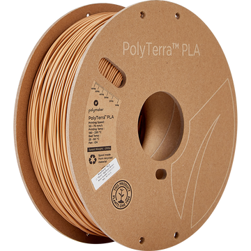 Polymaker - PolyTerra PLA - Träbrun - 1,75 mm - 1 kg