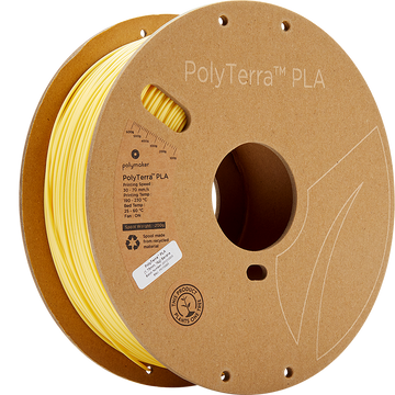 (UTGÅNG) - Polymaker - PolyTerra PLA - Banan - 1,75 mm - 1 kg