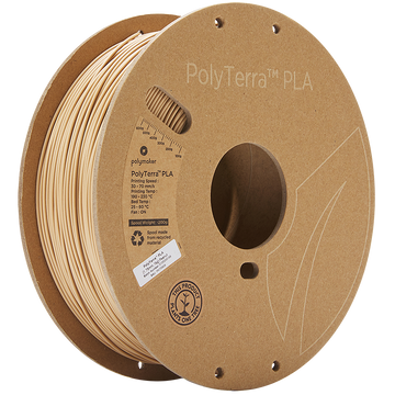 Polymaker - PolyTerra PLA - Jordnöt - 1,75 mm - 1 kg