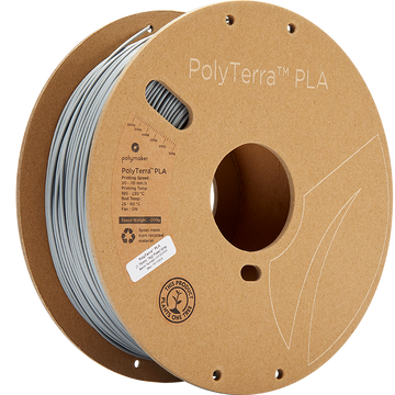 Polymaker - PolyTerra PLA - Fossilgrå - 1,75 mm - 1 kg 
