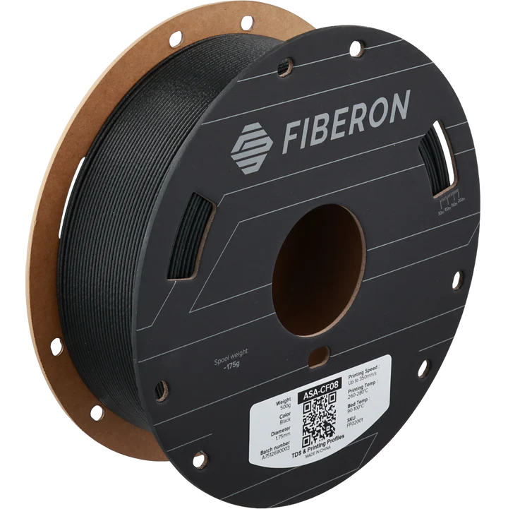 Polymaker - Fiberon™ ASA-CF08 - Black - 1.75mm - 500g