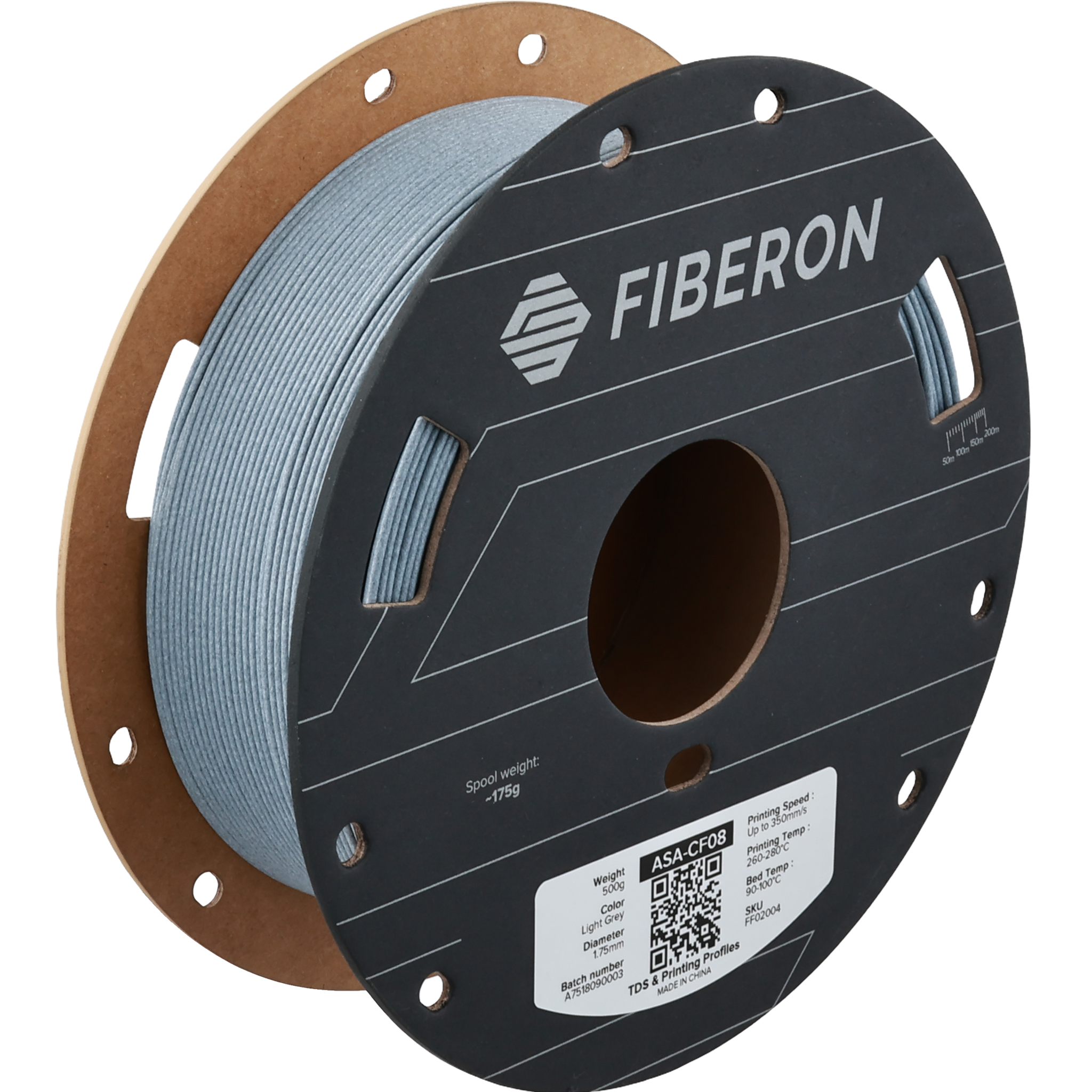 Polymaker - Fiberon™ ASA-CF08 - Light Grey - 1.75mm - 500g