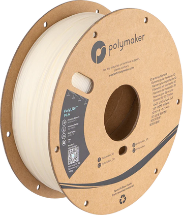 (UTGÅNG) - Polymaker Polylite PLA - Naturlig - 1,75 mm - 1 kg