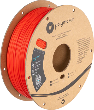 Polymaker Polylite PLA - Röd - 1,75 mm - 1 kg