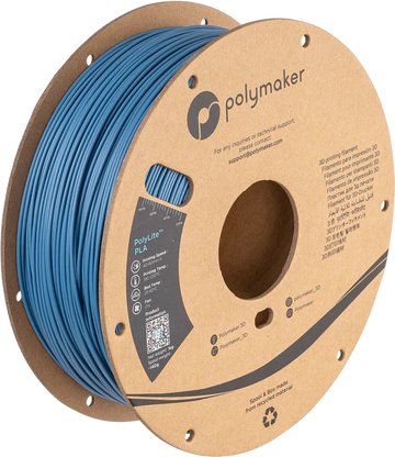 (UTGÅNG) - Polymaker Polylite PLA - Stenblå - 1,75 mm - 1 kg
