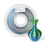 3DE Premium - PLA - Candy Rainbow - Grön, Blå, Vit V2 - 1,75 mm - 1 kg