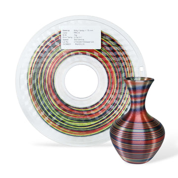 3DE Premium - PLA - Candy Rainbow - Röd, Svart, Guld - 1,75 mm - 1 kg