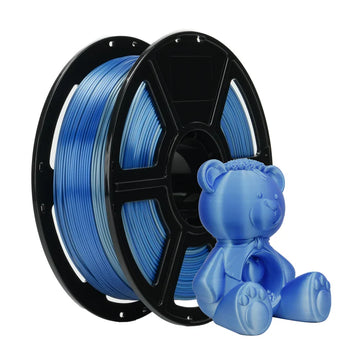 Flashforge - PLA Silk Gradient - Silver to Blue - 1.75mm - 1kg