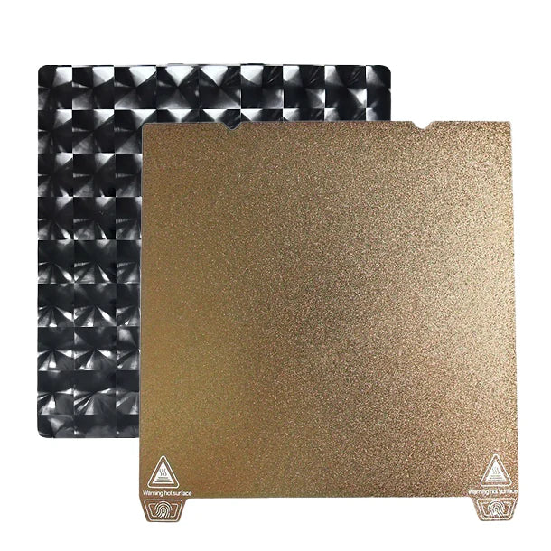 (UTGÅNG) Spider - Magnetisk fjäderstålplåt PEI/PED filmbelagd - K1 - 235x235mm