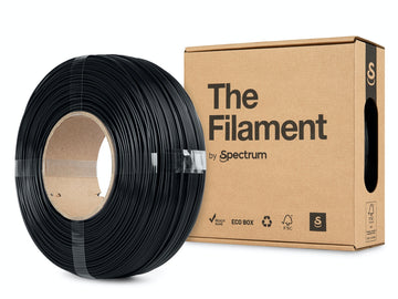 Filament - PLA - Midnattssvart - 1,75 mm - 1 kg - Refill