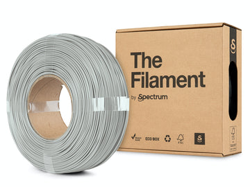 Filament - PLA - Silver Aluminium - 1,75 mm - 1 kg - Refill