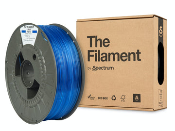 Filament - PETG - Transparent Blå - 1,75 mm - 1 kg