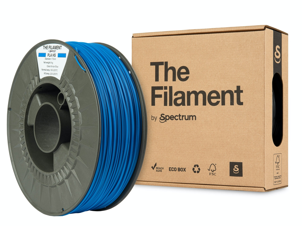 Filament - PLA High Speed ​​- Vinterblå - 1,75 mm - 1 kg