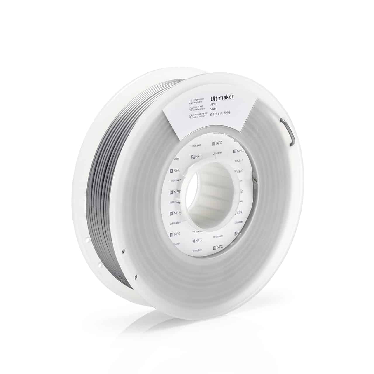 UltiMaker - PETG - Silver - 2,85 mm - 750 g