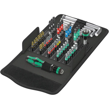 Wera - KK 100 Kraftform Bitssats - Compact 100 - 52 delar