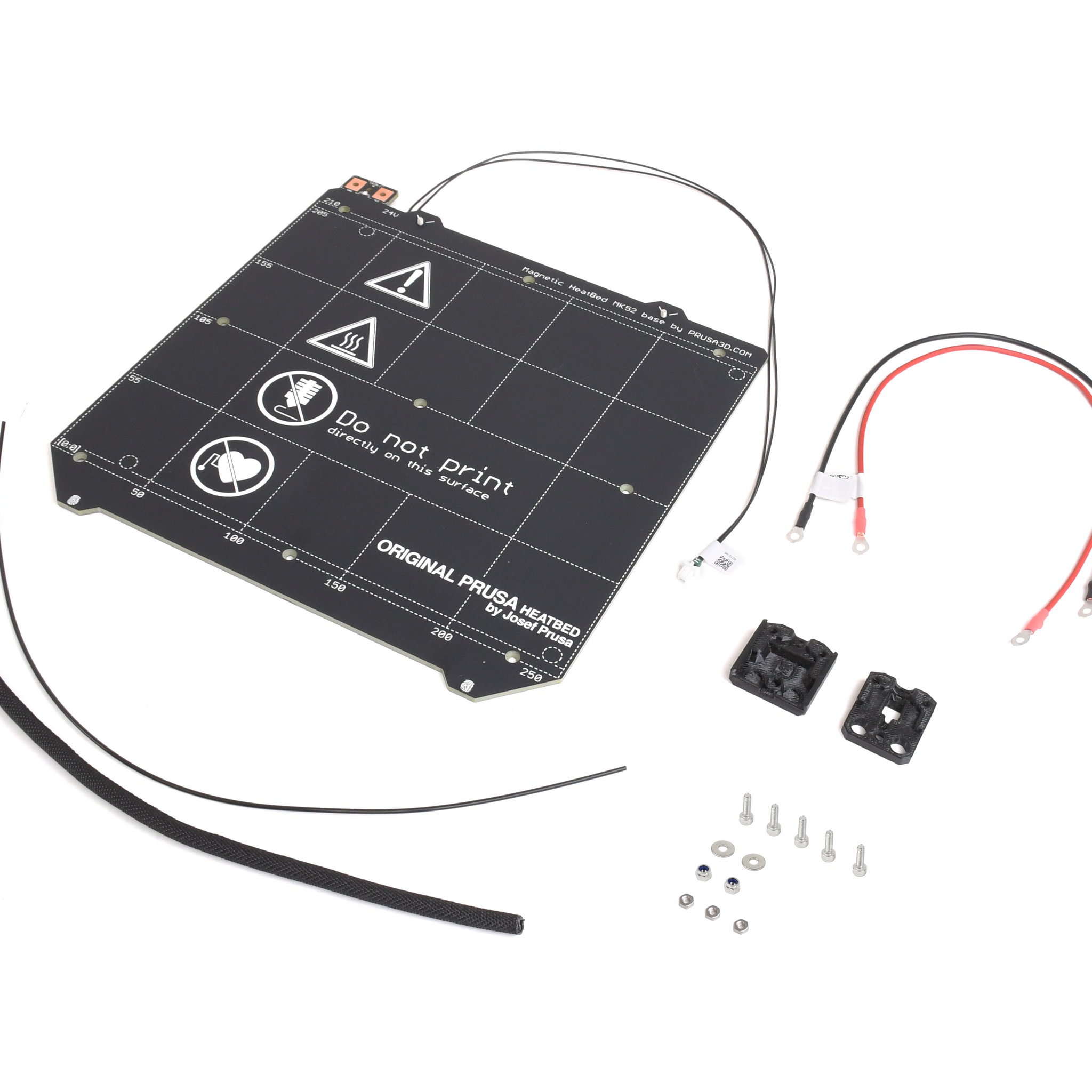 Prusa - Värmebädd MK52 24V - xBuddy Ersättningsset - 264,4x254mm