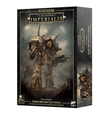 Warhammer: Legions Imperialis - Warlord Battle Titan w/ Quake Cannon and Conversion Beam Extirpator