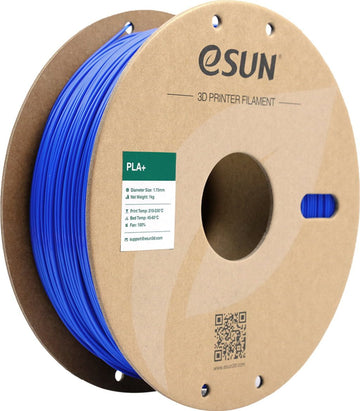 eSUN - PLA+ - Blå - 1,75 mm - 1 kg (Pappersrulle)