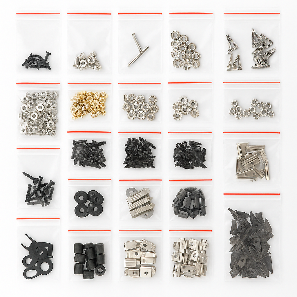 Fästelementsats för Voron v2.4 350mm un/box (svart skruv/muttrar/bricka etc.)