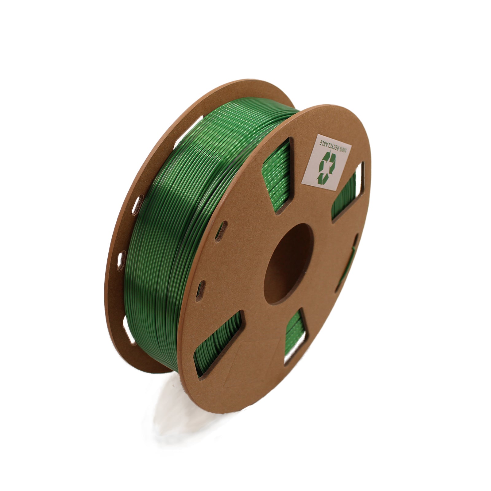 3DE Premium - Tvåfärgad - PLA Silky - Svart &amp; Grön - 1,75 mm - 1 kg