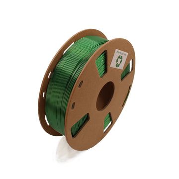 3DE Premium - Tvåfärgad - PLA Silky - Svart &amp; Grön - 1,75 mm - 1 kg