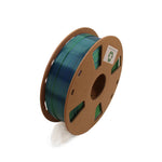 3DE Premium - Tvåfärgad - PLA Silky - Blå & Grön - 1,75 mm - 1 kg