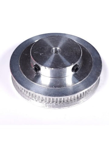 GT2 80T (6 mm bred) Remskiva (5 mm diameter) silver