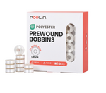 PooLin - Hvid Undertrådsspole - Type L - 144pcs